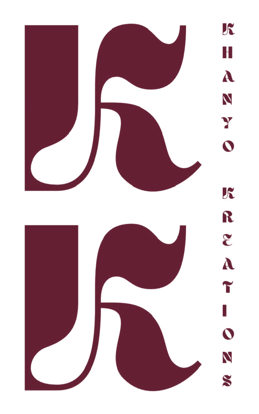 Khanyo Kreations original double-K monogram and wordmark